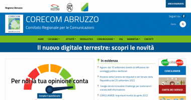 Corecom Abruzzo 2022