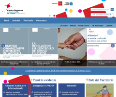 Home page del sito Minori Toscana